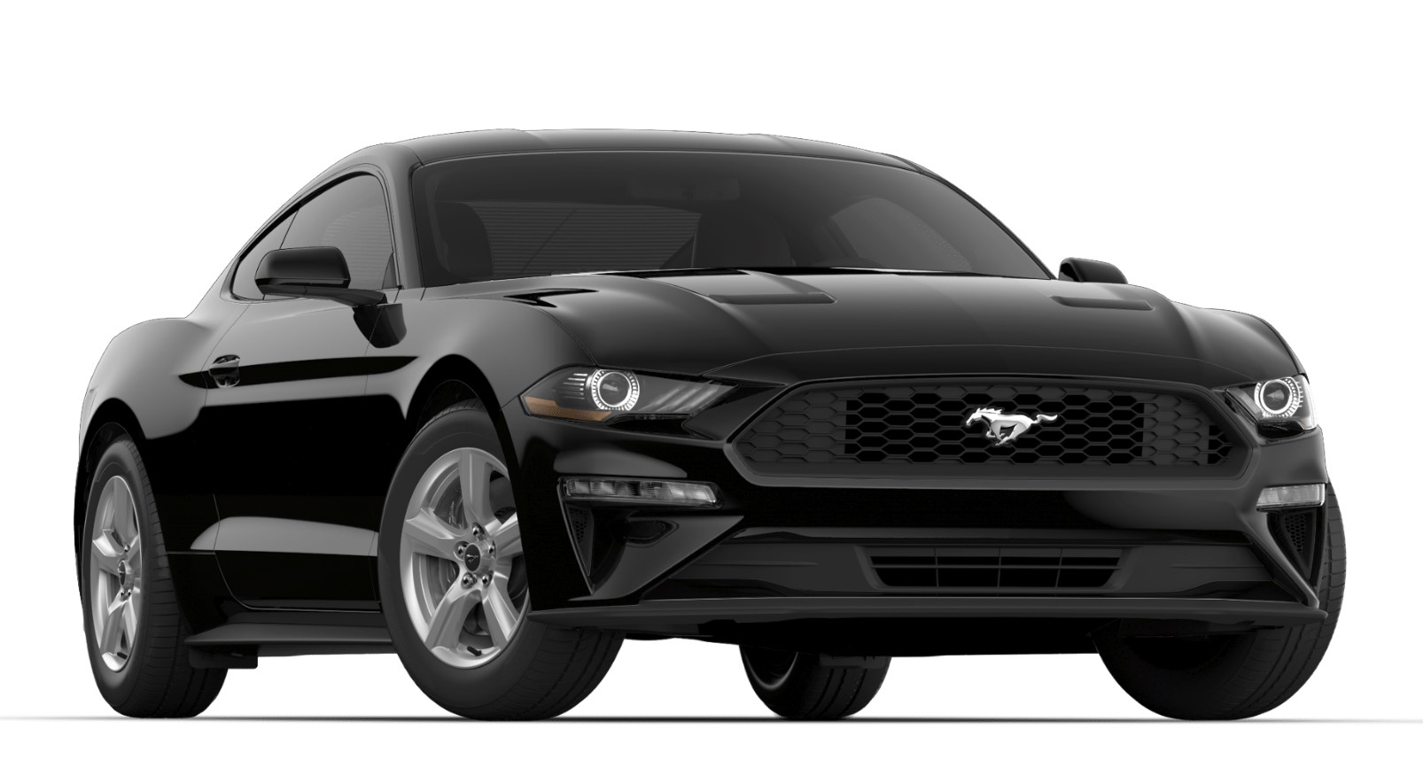 2019 Ford Mustang EcoBoost Front Black Exterior 2019 Ford Mustang EcoBoost Front Black Exterior